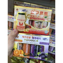 韓國SAMSUNG旗下品牌~養樂多維他命C 濟州島組合口味vc錠~好吃好攜帶！